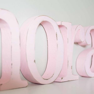 Wooden Letters for Nursery, Baby Name, Custom image 2
