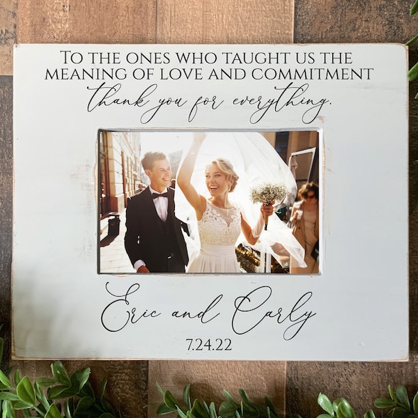 Wedding Picture Frame Gifts for Parents 60+ Gift Ideas for 2024
