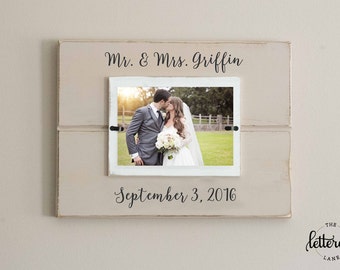Wedding date frame | Etsy