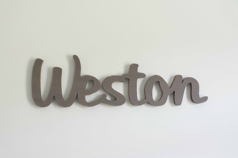 Large Baby name above crib over the crib large wooden name Etsy