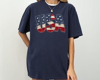 USA Faux Shirt, 4th Of July Tee, Independence Day Tshirt, USA 250th Anniversary Shirt, 250 Years Tshirt