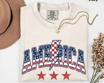 Comfort Colors® America 250th Anniversary Shirt, Patriotic USA Tee, Patriotic Gifts, American Flag Shirt, Distressed 4th Of July Shirt