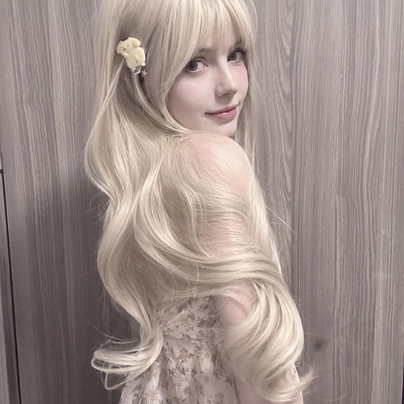 Blonde Wig Kawaii - Etsy