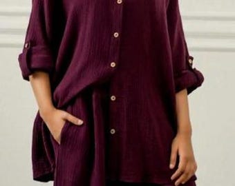 CAMISA DE MUSLINA PARA EL DÍA A DÍA