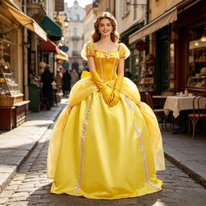 sachin and babi light blue dress Vintage-Inspired Beauty and the Beast Line main image 0