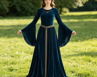 Suknie średniowiecznego renesansu dla kobiet, kostiumy europejskie w stylu vintage, sukienki na Halloween dla kobiet, suknie dworskie, kostiumy cosplay