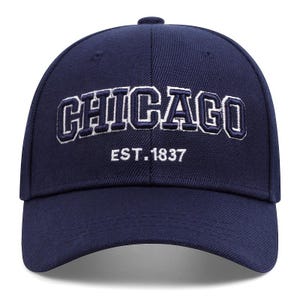 Custom City Letter Cap | Chicago Embroidered Baseball Hat