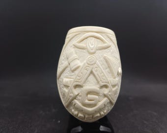 Pipa de espuma de mar hecha a mano (regalo)