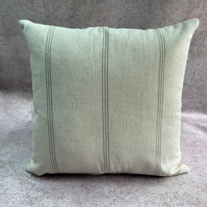 Cushion Cover - High Quality - Handmade - 18" Square - Kai Latham Oatmeal Fabric - Super soft feel with linen look