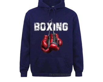 Modo de lucha activado: Sudadera con capucha de boxeo con estilo para campeones.