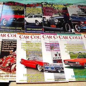 Nice Vintage 1991 Incomplete Year of Car Collectors and Car Classics Magazines ~ Classic Cars and Muscle Cars! ~ Free Shipping