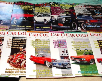 Nice Vintage 1991 Incomplete Year of Car Collectors and Car Classics Magazines ~ Classic Cars and Muscle Cars! ~ Free Shipping