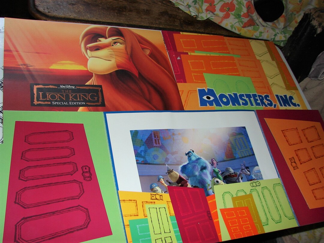 15 Original Disney Store Art Prints Lion King and Monsters Etsy