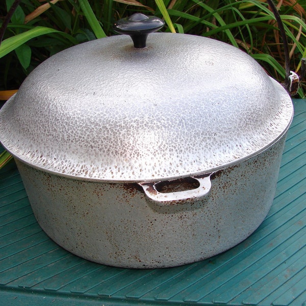 Club Aluminum Cookware Hammered Dutch Oven Etsy