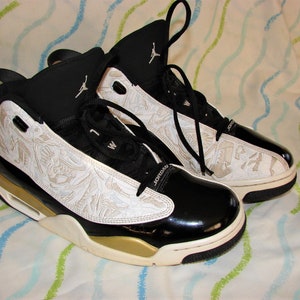 SALE! Nice Pair of Nike Air Jordan Dub Zero Metallic Gold Men&#39;s Trainers in Size 10.5 ~ FREE SHIPPING