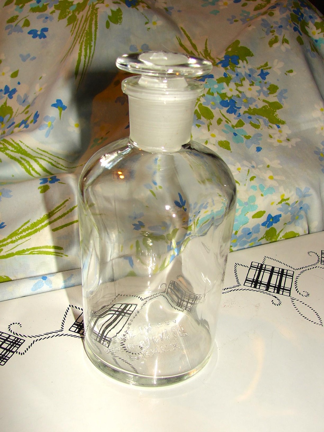 Nice Vintage Pyrex 500 Ml No. 24 Laboratory or Apothecary Glass Bottle ...