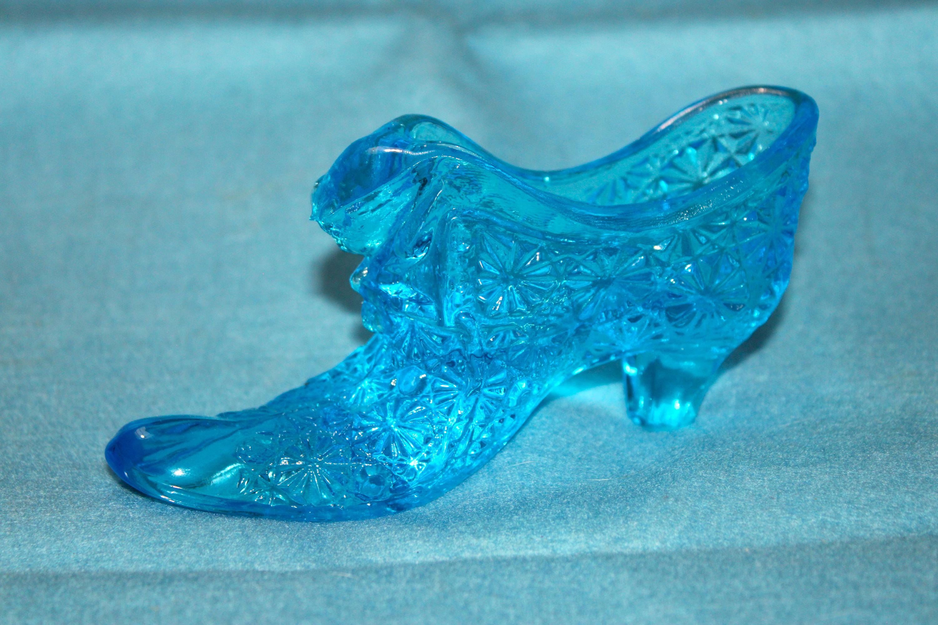 Fenton Glass Shoe - Etsy