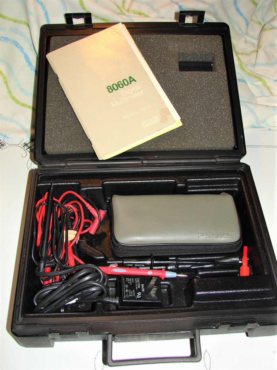 Fluke 8060A RMS Digital Multimeter W/ Several Leads AC Etsy