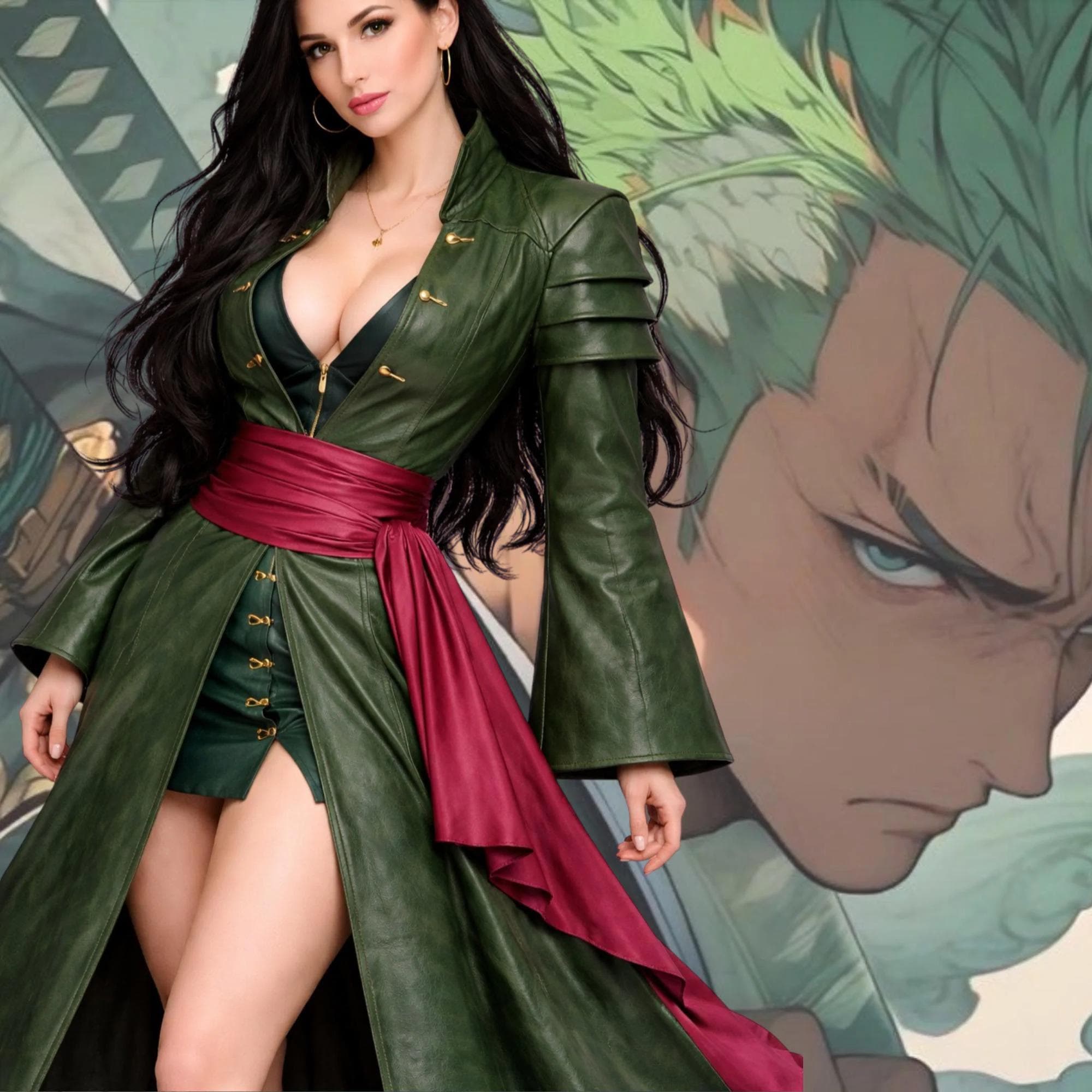 slim fit dress slacks One Piece - Nico Robin - Sweet Style Pirates main image 1