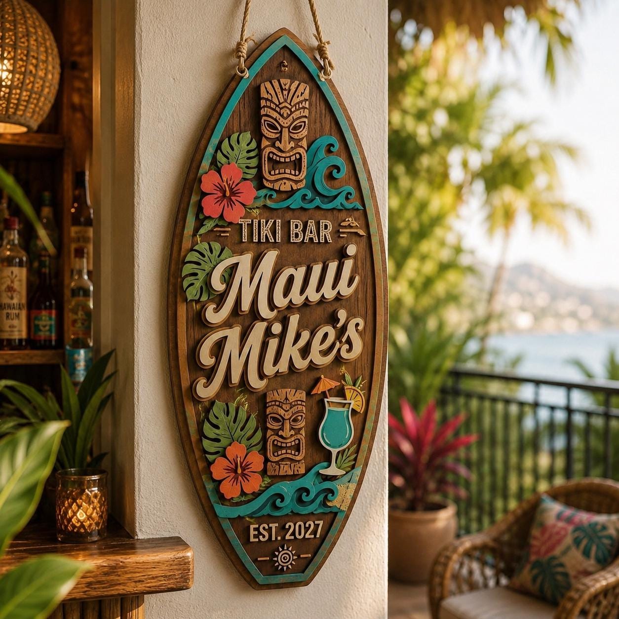 Mikes Bar Sign - Etsy
