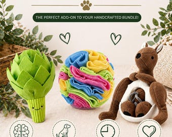 Interactief hondenspeelgoed extra | Verrijkingsspeeltje voor honden met snuifbal | Geestelijke stimulatie hondenspeelgoed | Bundelupgrade