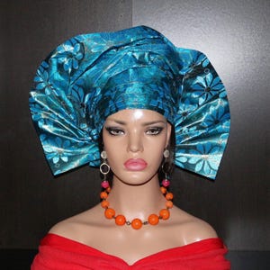 Turquoise Headwrap - Etsy display picture 1
