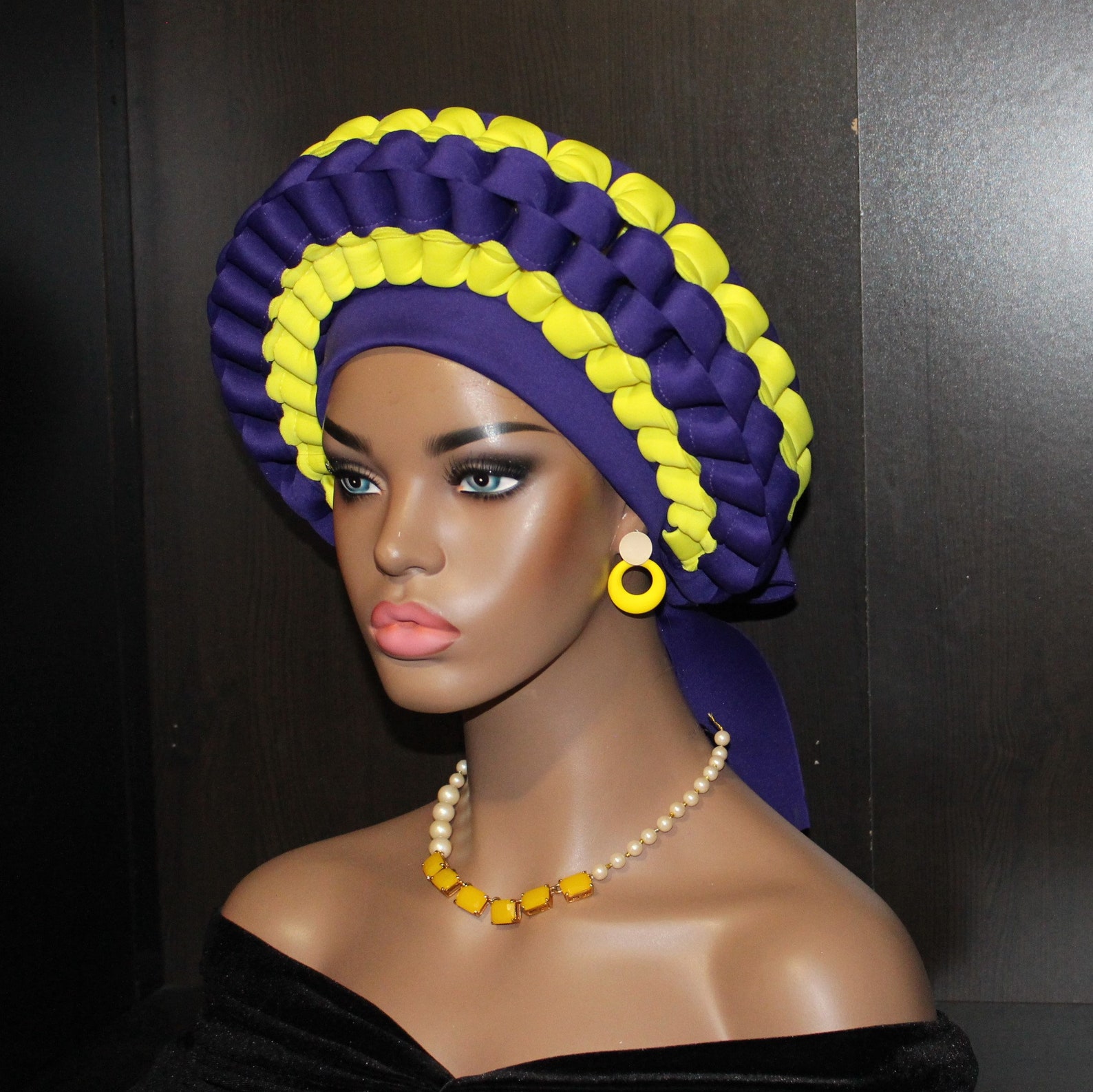 Unique Bantu Knots Hat Style Bantu Knots Head Band/hat Style Etsy