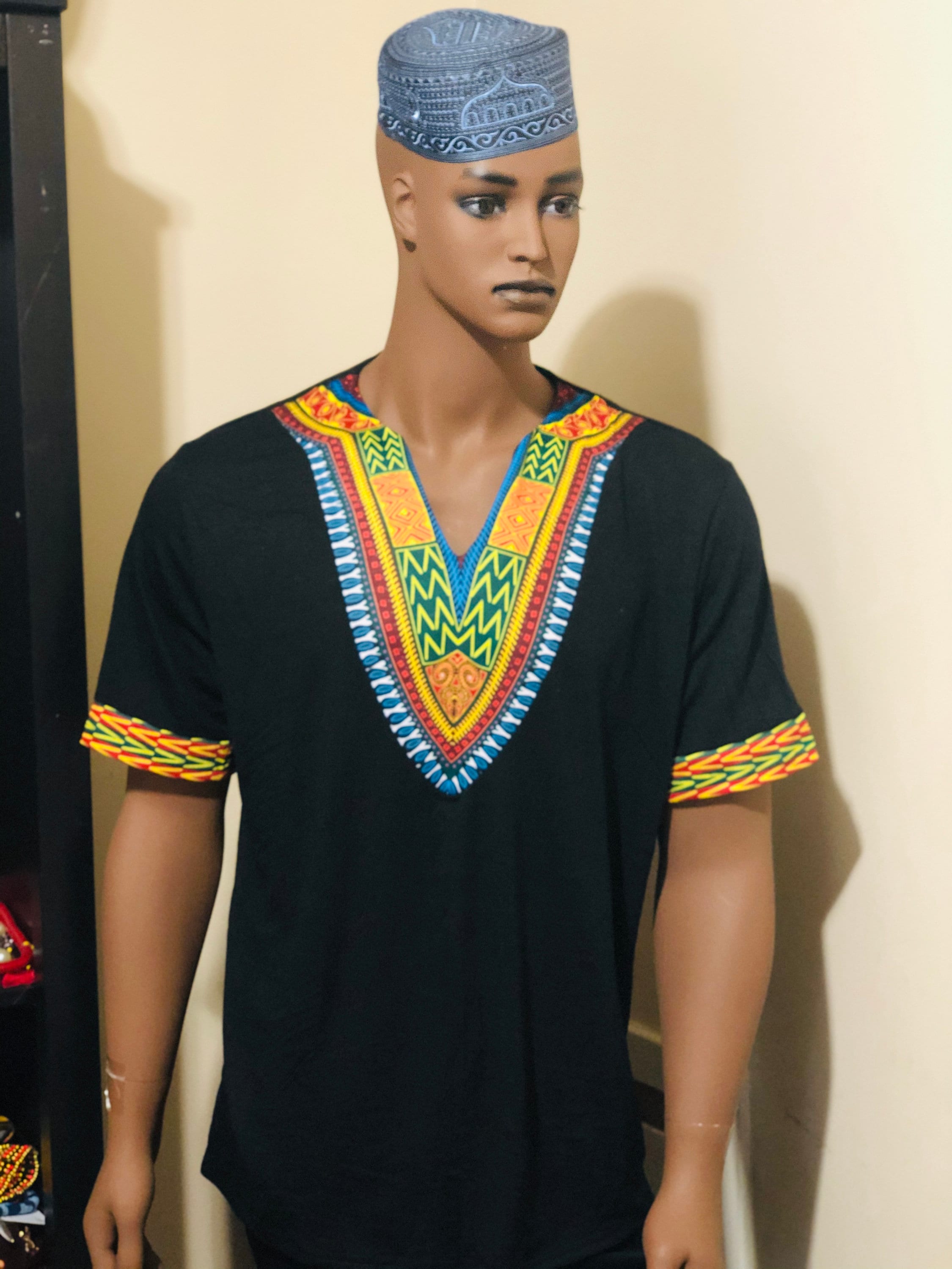 Dashiki T. Shirt Short Sleeves US XXL 