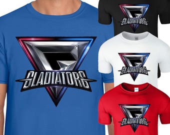 Gladiator TV show kids & Adults T-shirt Gladiator Tee 90's Games Show Battle T shirt Adults Tshirt Gladiator Kids Birthday Gift Top Tee