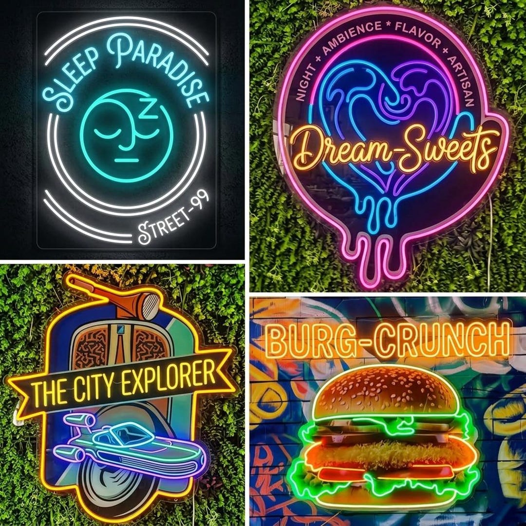 Turn Logo Into Neon Sign Custom LED Logo Light Business Neon Sign ...