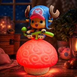 Figura Luminosa De La Fruta Mera Mera De One Piece – 20 Cm Con Luz USB-C Y 2 Modos De Iluminación
