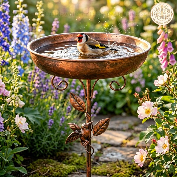 Copper Birds Bath - Etsy UK