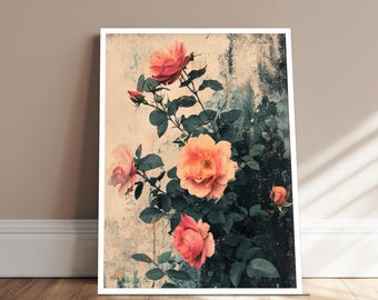 Rosen im Vintage-Look Poster