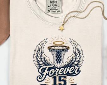 Camiseta Crema Homenaje Baloncesto, Algodón Forever 15