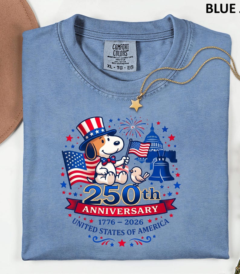 Comfort Colors USA 250th Anniversary Shirt, Patriotic 1776–2026 Tee, July 4th Outfit