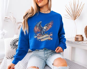 USA Flag Eagle Style Colors, 1776-2026 American 250th Anniversary Graphic Tee, 4th of July Patriotic Celebration Design Unisex T-Shirt