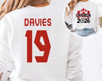Camiseta Davies Canadá 2026 Jugador Estrella Futbol Retro Jersey