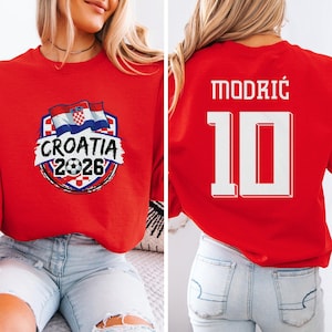 Croatia Soccer Fan Shirt – World Tournament Jersey Style Tee image 1