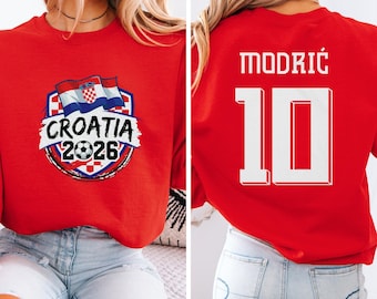 Camiseta Modric Croacia 2026 Jugador Estrella Futbol Retro Jersey