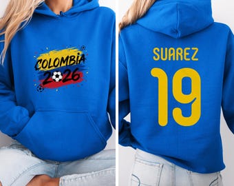 Colombia Soccer Fan Hoodie – World Football Graphic