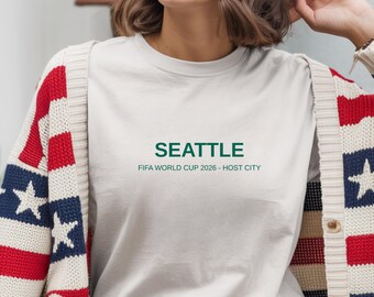 Seattle Soccer Shirt | Comfort Colors Tee for Pacific Northwest Fans