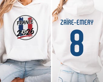 Camiseta Francia Zaire Emery 8 Star Player Estilo Jersey Torneo Mundial