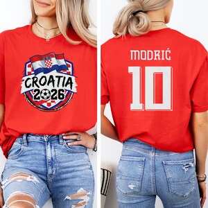 Croatia Soccer Fan Shirt – World Tournament Jersey Style Tee image 7