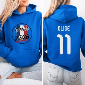 France Soccer Fan Shirt – World Tournament Jersey Style Teel image 3
