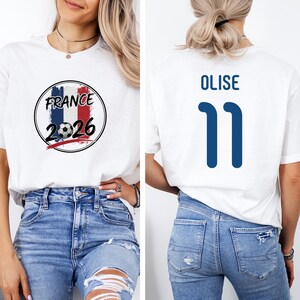 France Soccer Fan Shirt – World Tournament Jersey Style Teel image 8