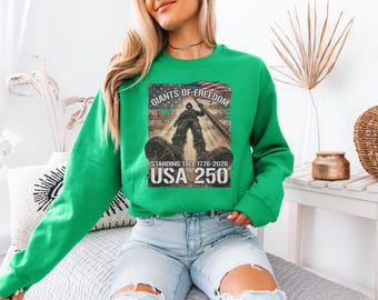 Giants of Freedom USA 250 Shirt | Comfort Colors Patriotic Anniversary Tee