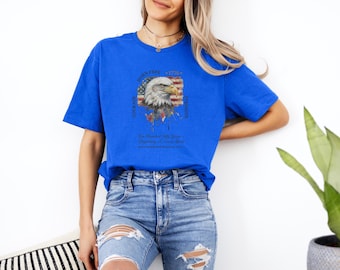 Camiseta Courage Born Free 1776 Águila USA 250 Años 2026 Independencia