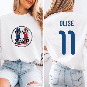 France Soccer Fan Shirt – World Tournament Jersey Style Teel image 2