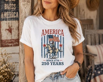 Camiseta America Since 1776 250 Years | Comfort Colors Western