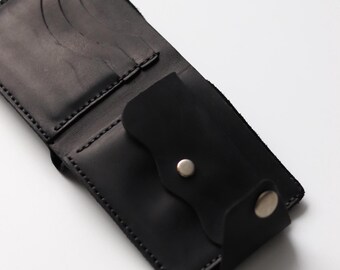 Leather Wallet for Men, Personalized Bifold Wallet, Anniversary Gift for Boyfriend